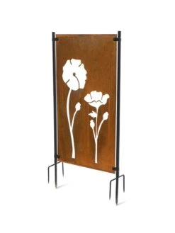 Poppy Corten Steel Screen -Garden Care Store 3 4 crop 8612984 3180