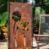 Poppy Corten Steel Screen -Garden Care Store 3 4 crop 8612984 8313 poppy corten steel screen