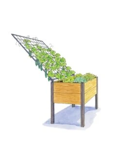 Space-Maker Pivoting Trellis, 4' -Garden Care Store 8590247 SMTrellis 4ft tif