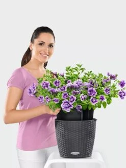 Lechuza® Nido Cottage Wicker Hanging Planter 8 Lechuza® Nido Cottage Wicker Hanging Planter -Garden Care Store 8591154GT 006V tif