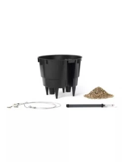 Lechuza® Nido Cottage Wicker Hanging Planter 9 Lechuza® Nido Cottage Wicker Hanging Planter -Garden Care Store 8591154WT 001V tif