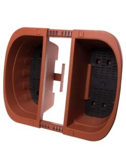 Self-Watering Saddle Railing Planter, 16" -Garden Care Store 8592175TC 2028z tif