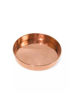 Small Round Copper Plant Tray, 10" 9 Small Round Copper Plant Tray, 10" -Garden Care Store 8593529 1175 tif