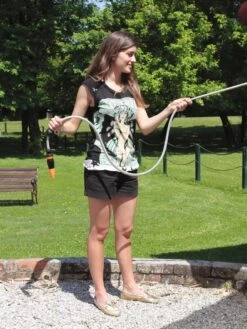 G.F. Italia Wall Mounted 100' Hose And Automatic Reel -Garden Care Store 8598485 01V tif