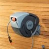 G.F. Italia Wall Mounted 100' Hose And Automatic Reel -Garden Care Store 8598485 10714 tif