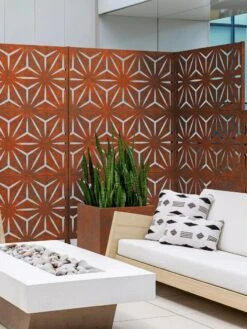 Veradek 3-Panel Privacy Screen Set, Star -Garden Care Store 8599205 06V tif