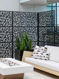 Veradek 3-Panel Privacy Screen Set, Web 12 Veradek 3-Panel Privacy Screen Set, Web -Garden Care Store 8599206 10V tif