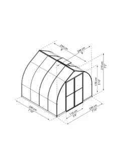 Canopia® By Palram Bella™ Greenhouse, 8' 35 Canopia® By Palram Bella™ Greenhouse, 8' -Garden Care Store 8599337 08v
