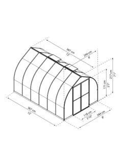 Canopia® By Palram Bella™ Greenhouse, 8' 33 Canopia® By Palram Bella™ Greenhouse, 8' -Garden Care Store 8599338 04v