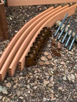 Curved Composite Landscape Edging Kit With 1" Boards 13 Curved Composite Landscape Edging Kit With 1" Boards -Garden Care Store 8599404 05V tif