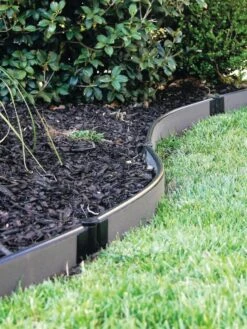 Curved Composite Landscape Edging Kit With 1" Boards 12 Curved Composite Landscape Edging Kit With 1" Boards -Garden Care Store 8599404 11V tif
