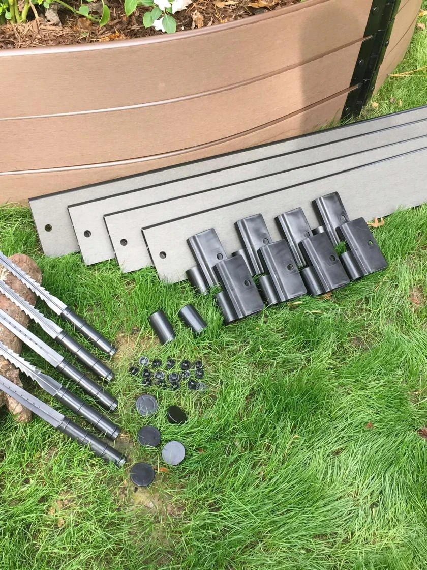 Straight Composite Landscape Edging Kit With 1" Boards 5 Straight Composite Landscape Edging Kit With 1" Boards - Image 3