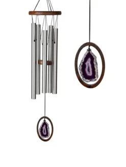 Agate Chime™, Large -Garden Care Store 8599738 05v woodstock agate chime large purple