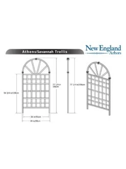 Savannah Composite Vinyl Trellis -Garden Care Store 8599769 03v