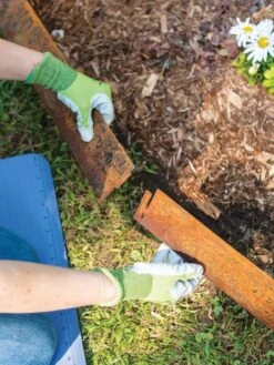 Corten Steel Edging 5" H, Set Of 3 -Garden Care Store 8599845 0253 tif