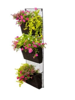 Wire Wall Pockets Vertical Gardens 11 Wire Wall Pockets Vertical Gardens -Garden Care Store 8609201 0407 tif