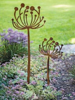 Queen Anne's Lace Garden Stake Set Of 2 8 Queen Anne's Lace Garden Stake Set Of 2 -Garden Care Store 8610210 0105 tif