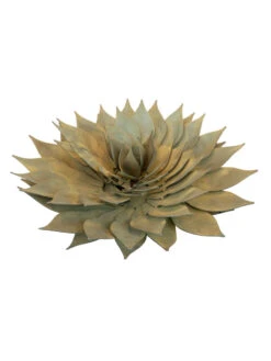 Desert Steel Spiral Aloe Sculpture -Garden Care Store 8610749 01v desert steel spiral aloe 10 inch