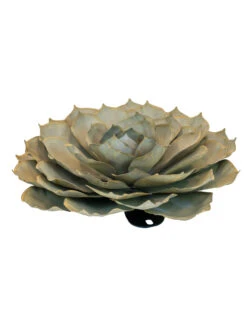 Desert Steel Blue Rose Succulent Sculpture -Garden Care Store 8610765 01v desert steel blue rose succulent medium