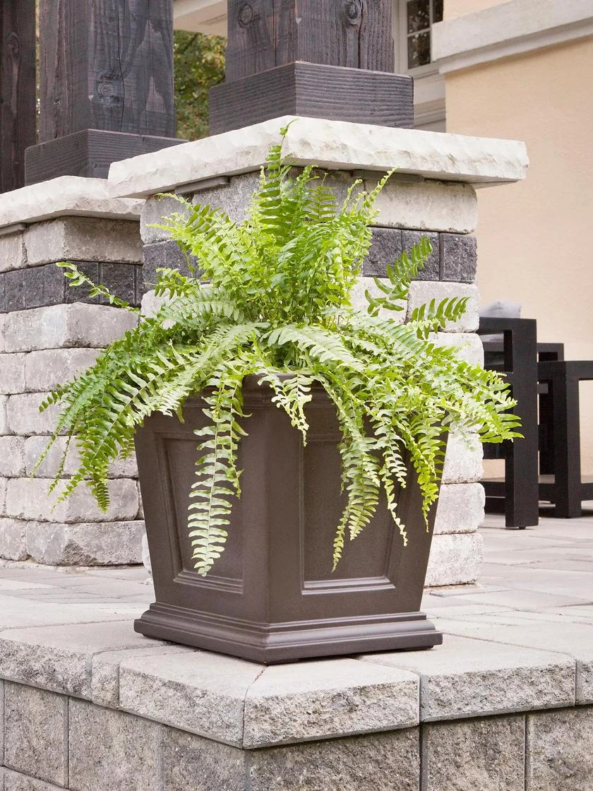 Fairfield Self-Watering Square Planter, 16” X 16” 4 Fairfield Self-Watering Square Planter, 16” X 16” - Image 2