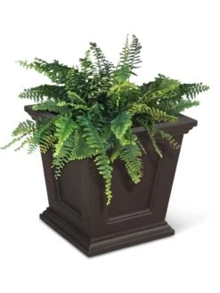 Fairfield Self-Watering Square Planter, 16” X 16” 18 Fairfield Self-Watering Square Planter, 16” X 16” -Garden Care Store 8611695 04V tif