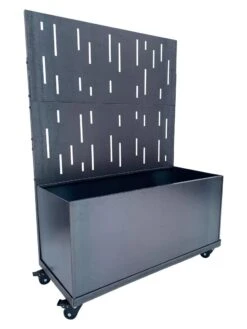 Nice Corten Trough Planters With Privacy Screen -Garden Care Store 8612382 01V png