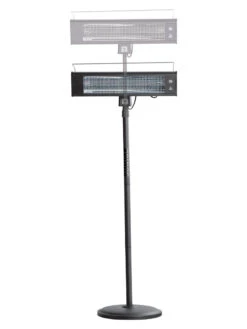 Sun Joe® 1500W Elec. Infrared OD Patio Heater, Adjust Ht. Range, W/Wall Bracket & Cover -Garden Care Store 8612532 05v