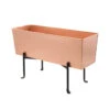 Achla Designs Copper Flower Box With Folding Stand -Garden Care Store 8612914 02v achla designs copper flower box with folding stand