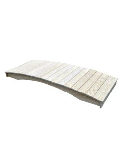 Plank Garden Bridge Unfinished 3' X 6' -Garden Care Store 8613097 01v
