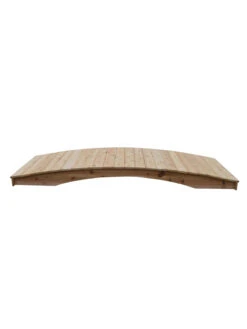 Plank Garden Bridge Unfinished 4' X 8' -Garden Care Store 8613127 02v