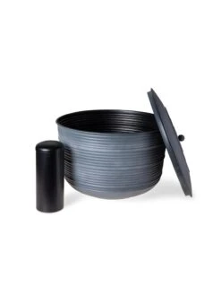 Ribbed Hose Pot With Lid -Garden Care Store 8613332 5804