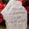 Planted To Celebrate A Life Well Lived Memorial Stone 2 Planted To Celebrate A Life Well Lived Memorial Stone -Garden Care Store 8614139 01V 3 4 planted to celebrate a life memorial stone