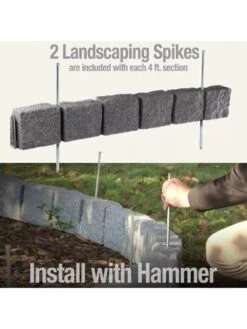 Beuta™ 6-Block Edging Section, 4 Pack -Garden Care Store 8614155 03V 3 4